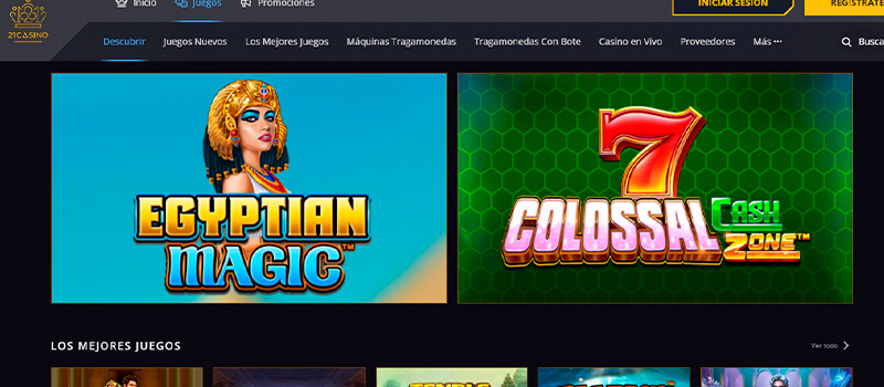 ¿Qué más ofrece 21 Casino?