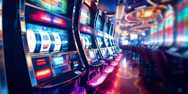 photo of casino slot machines gambling