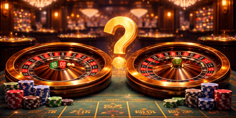 Ruleta americana vs ruleta francesa: el error que muchos jugadores cometen